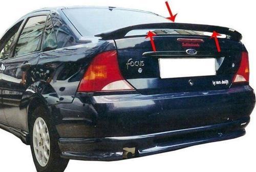 Ford Focus Uyumlu 1 Sedan Spoiler Bagaj Yüksek Işıksız Fiber 1998-2005