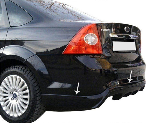 Ford Focus Uyumlu 2 Sedan Arka Tampon Altı Fiber 2008-2011
