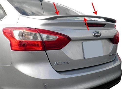 Ford Focus Uyumlu 3 Sedan Spoiler Bagaj Yüksek Fiber 2011-2014