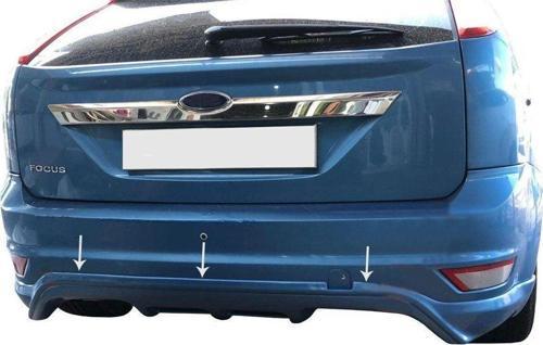 Ford Focus Uyumlu Hatchback 2 Arka Tampon Altı Fiber 2008-2011