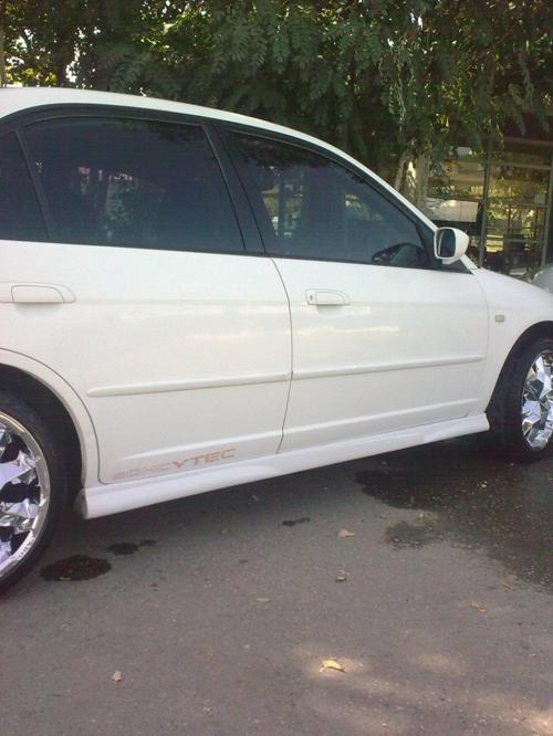 Honda Civic Uyumlu 2001-2005 Yan Marşpiyel Boyalı