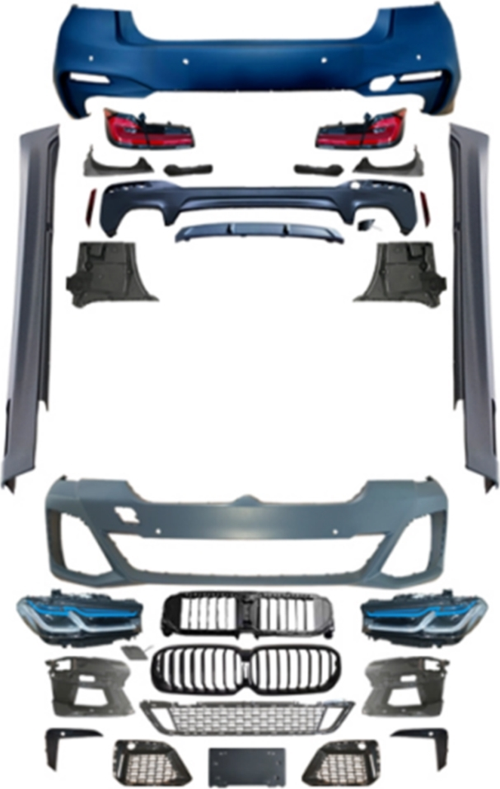 G30 (2017-2019) Uyumlu İçin 2020+ Lci M-Tech Facelift Body Kit