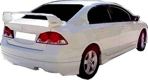Honda Civic Uyumlu 7 Spoiler Bagaj Yüksek (Işıklı) Fiber 2001-2005