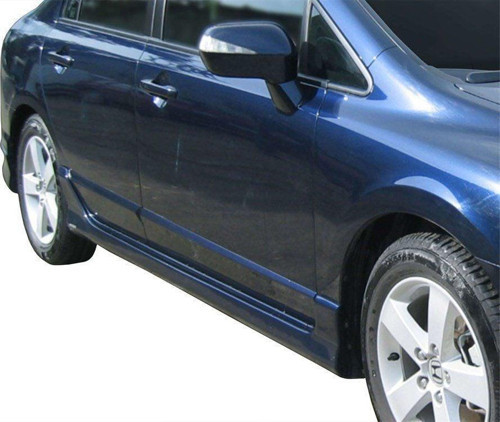 Honda Civic Uyumlu 8 Marşpiyel 2 Parça Fiber 2006-2011