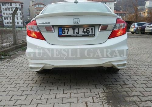 Honda Civic Uyumlu Fd6 Egzoz Görünümlü Difüzör