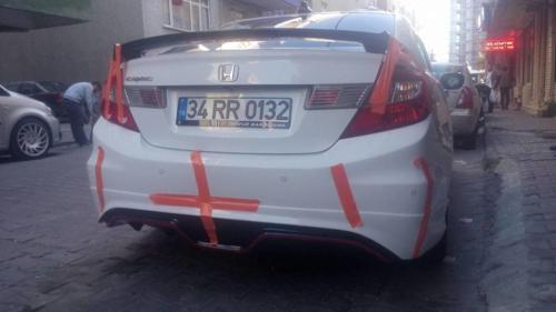 Honda Civic Uyumlu Fb7 Custom Difüzör