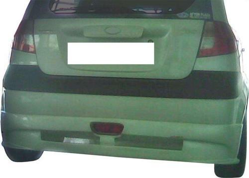 Hyundai Getz Uyumlu Arka Tampon Altı Telli (Facelift) Fiber 2002-2011