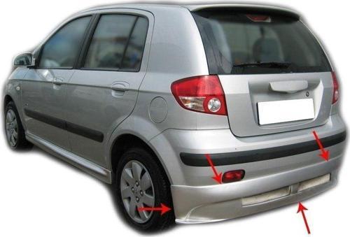 Hyundai Getz Uyumlu Arka Tampon Altı Telli Fiber 2002-2011