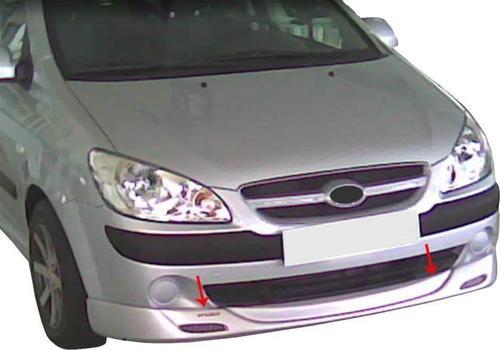 Hyundai Getz Uyumlu Ön Tampon Altı (Facelift) Fiber 2002-2011