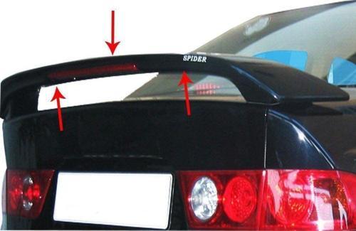 Honda Accord Uyumlu 7 Spoiler Bagaj Yüksek (Işıklı) Fiber 2003-2007