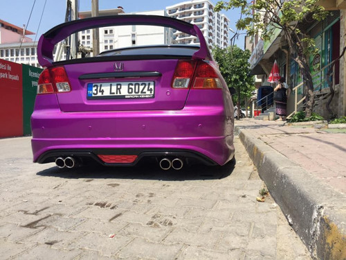 Honda Civic Uyumlu Vtec 2 Makyajlı Custom Difüzör