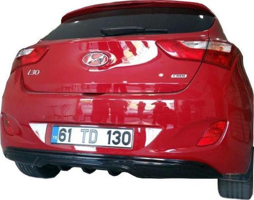 Hyundai İ30 Uyumlu (2011-2016) Arka Tampon Eki - Difüzör (Plastik)