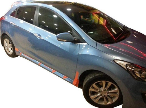Hyundai İ30 Uyumlu (2011-2016) Custom Yan Marşpiyel Seti (Plastik)