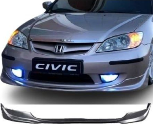 Honda Civic Uyumlu Vtec2 (2004-2007) S2000 Style Ön Tampon Ek (Plastik)