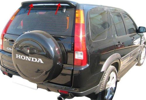 Honda Cr-V Uyumlu Spoiler Cam Üstü Fiber 2001-2006
