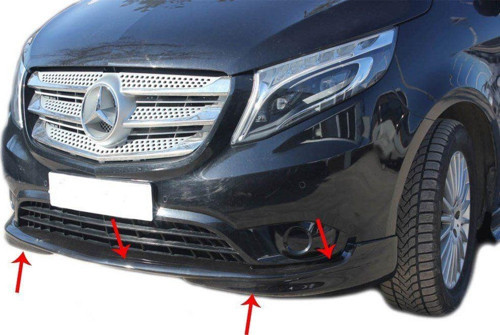 Mercedes Vito Uyumlu Ön Tampon Altı Fiber 2015 Ve Sonrası
