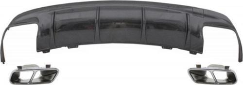 Mercedes W117 Uyumlu Cla 45 Difüzör & Egzoz Seti 16-19 Silver Egzoz İle