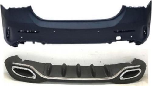 Mercedes W117 Uyumlu Cla Serisi Oem Amg Arka Tampon Egzoz