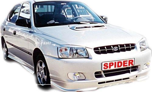 Hyundai Accent Uyumlu Marşpiyel 2 Parça Fiber 2000-2003