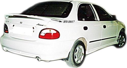 Hyundai Accent(94-00)X3 Uyumlu Spoiler Bagaj Yüksek (Işıklı)