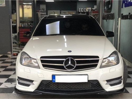 Mercedes W204 Uyumlu C180 Makyajlı Ön Ek (Plastik)