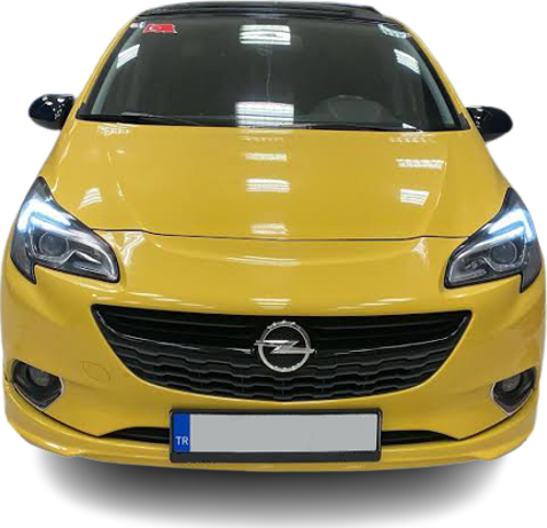 Opel Corsa Uyumlu E (2014-Sonrası) Ön Tampon Ek (Plastik)
