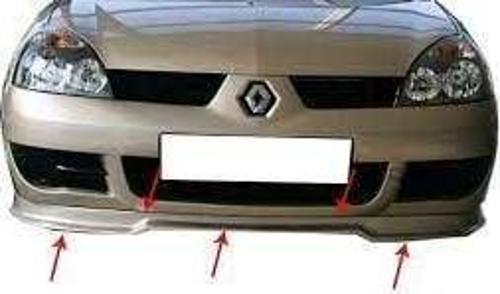 Renault Clio Uyumlu 2 Arka Tampon Altı Fiber 1998-2008