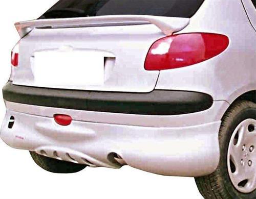 Peugeot 206 Uyumlu Arka Tampon Altı Telli (3 Kapı) Fiber 1998-2012
