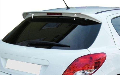 Peugeot 207 Uyumlu Spoiler Cam Üstü Fiber 2006-2013
