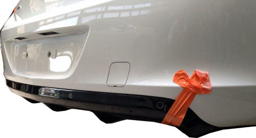 Opel Astra Uyumlu J Sedan 2013 Sonrası Arka Tampon Eki - Difüzör (Plastik)