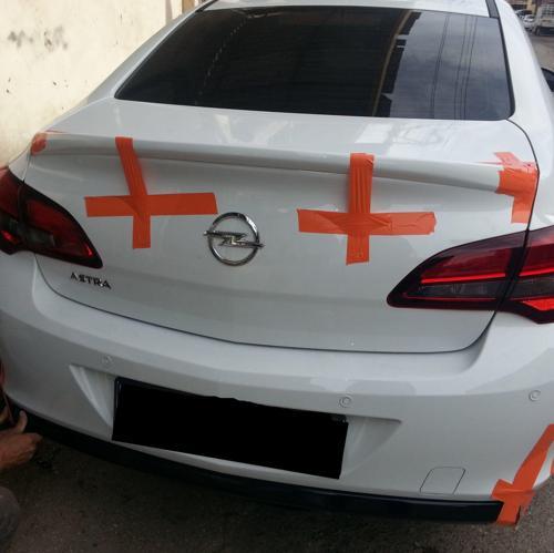 Opel Astra Uyumlu J Sedan Anatomik Spoiler 2010-2016 Boyalı Parça