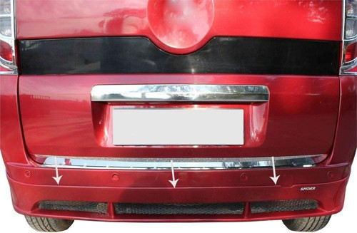 Peugeot Bipper Uyumlu Arka Tampon Altı (Telli) Fiber 2008 Ve Sonrası