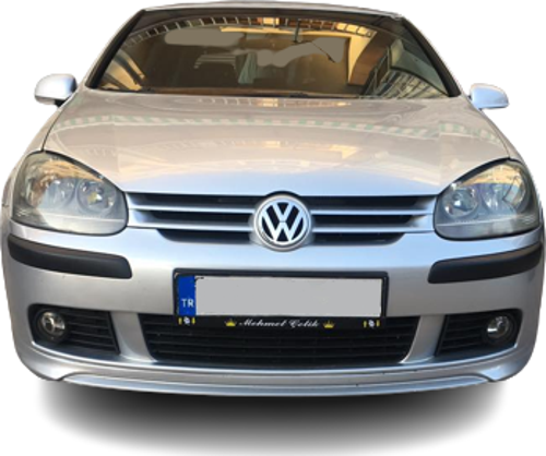 Volkswagen Golf Uyumlu 5 (2004-2009) Voltex Style Ön Tampon Ek (Plastik)