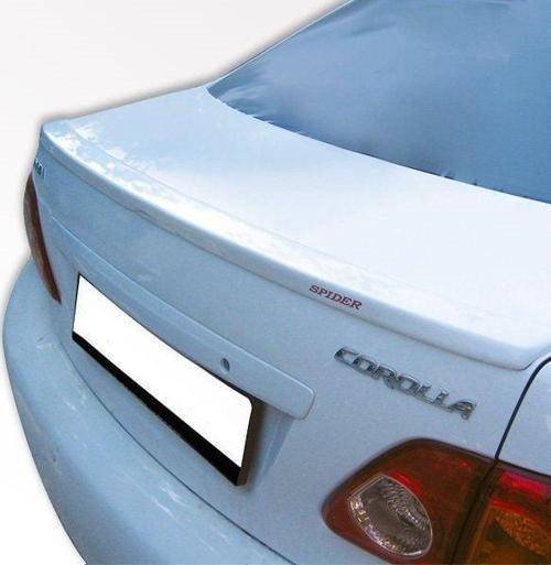 Toyota Corolla Uyumlu Spoiler 2008 Ve Sonrası Bagaj Gt Beyaz Boyalı Drs