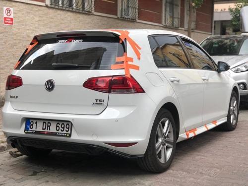 Volkswagen Golf Uyumlu 7 R400 Difüzör