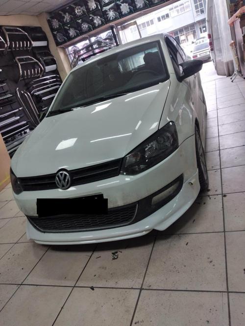 Volkswagen Polo Uyumlu Ön Tampon Eki Boyalı 2009-2014 Model