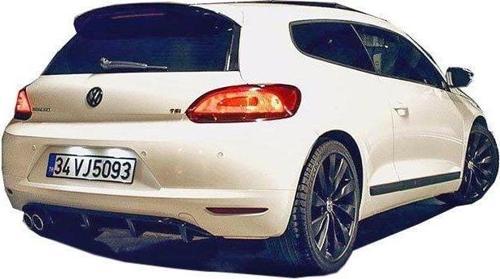 Volkswagen Scirocco Uyumlu (2009-2014) Arka Tampon Eki - Difüzör (Plastik)