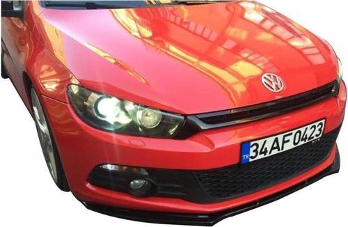 Volkswagen Scirocco Uyumlu (2009-2014) Ön Tampon Altı Lip (Plastik)