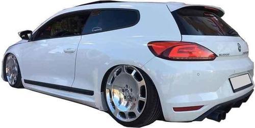 Volkswagen Scirocco Uyumlu (2009-2017) Sonrası R Model Yan Marşpiyel Seti (Plastik)