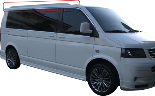 Volkswagen Transporter Uyumlu T5.5 Portbagaj  2 Parça Fiber 2010-2015