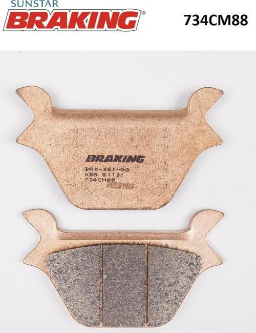 SİNTERLİ ARKA FREN BALATASI / HARLEY D. / XLH 883 SPORTSTER / 883cc / ARKA  / 1990-1991-1992-1993-1994-1995-1996-1997-19