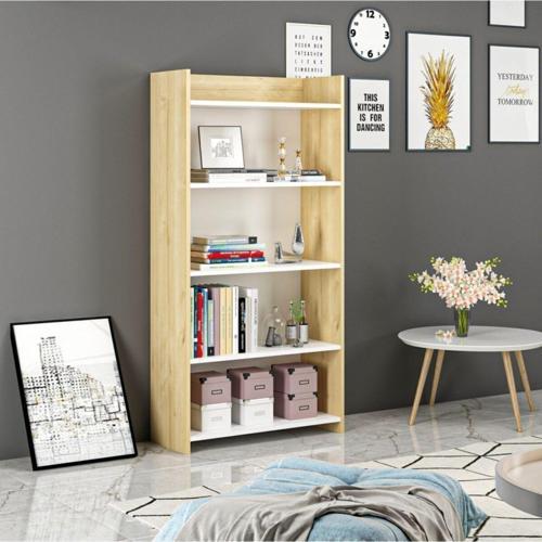 DemonteHome Amydh Ki̇taplik (60 Cm) Safi̇rmeşe Beyaz
