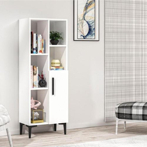 DemonteHome Ephesusdh Ki̇taplik Ve Çok Amaçli Dolap Beyaz