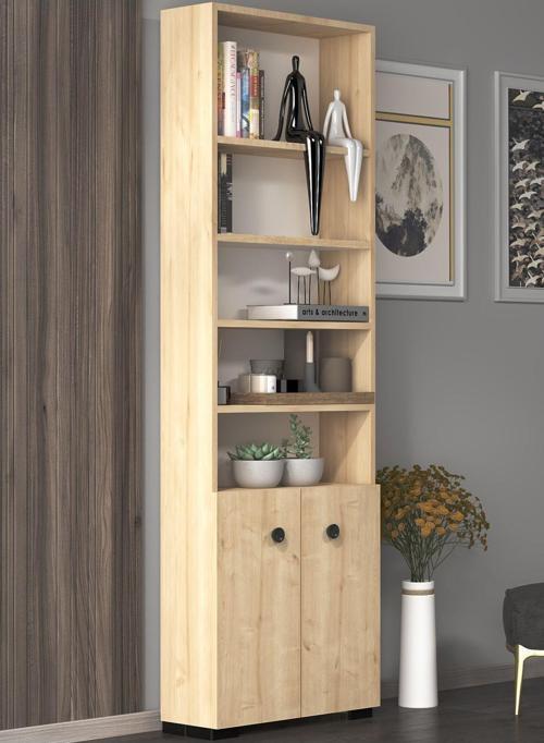 DemonteHome Remydh Kapaklı Raflı Kitaplık Tekli Modül Safirmeşe