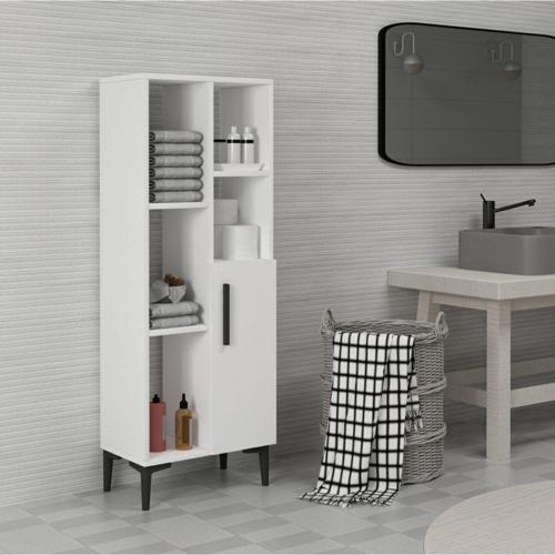 DemonteHome Ephesusdh Banyo Dolabi Ve Çok Amaçli Dolap Beyaz
