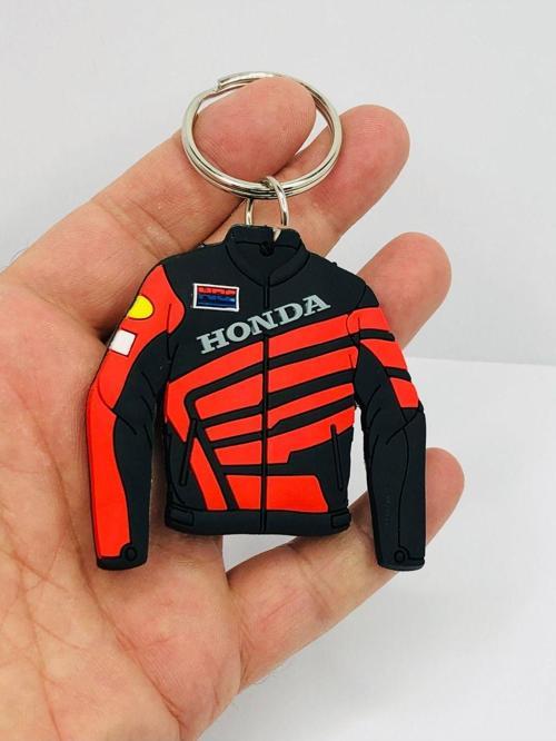 Honda Motorcu Ceket Kauçuk Anahtarlı