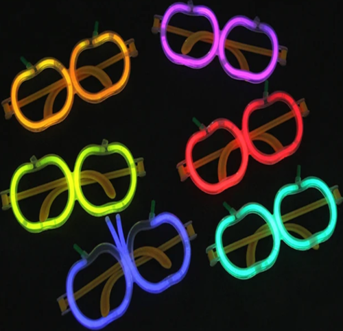 Neon Stick Elma Gözlük Seti 12 Adet