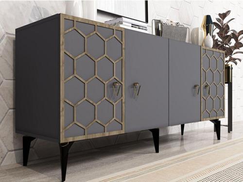 DemonteHome Narvadh Konsol Antrasi̇t (Cevi̇z Desen)