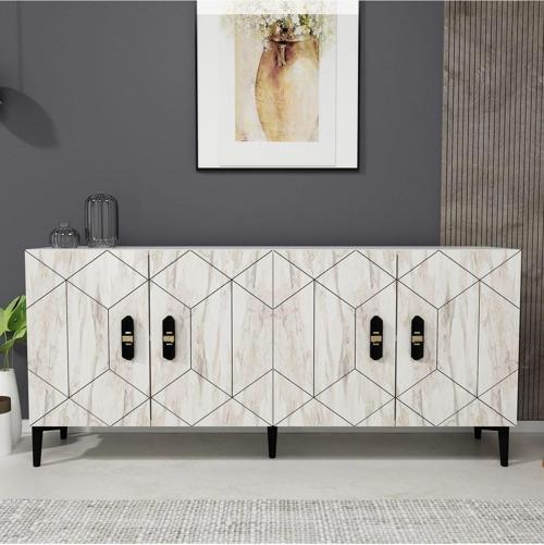 DemonteHome Crossdh (Kb150) Konsol Beyaz Efesmermer