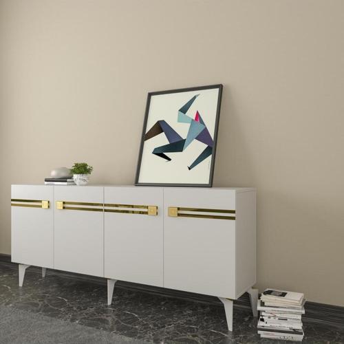 DemonteHome Hayatdh (Kb150) Konsol Beyaz Altin